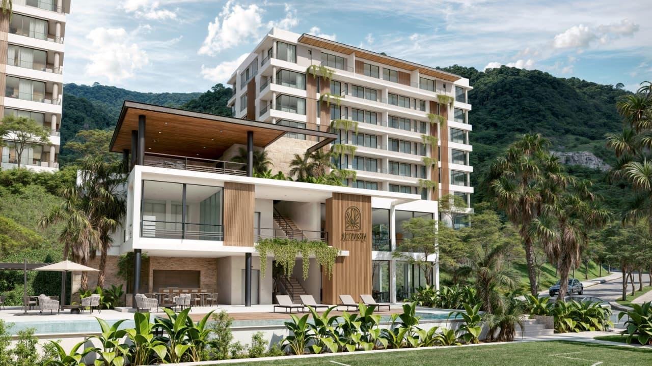 Proyecto Casas Ata Vista Vía a la Costa atrás de Fizane Plaza