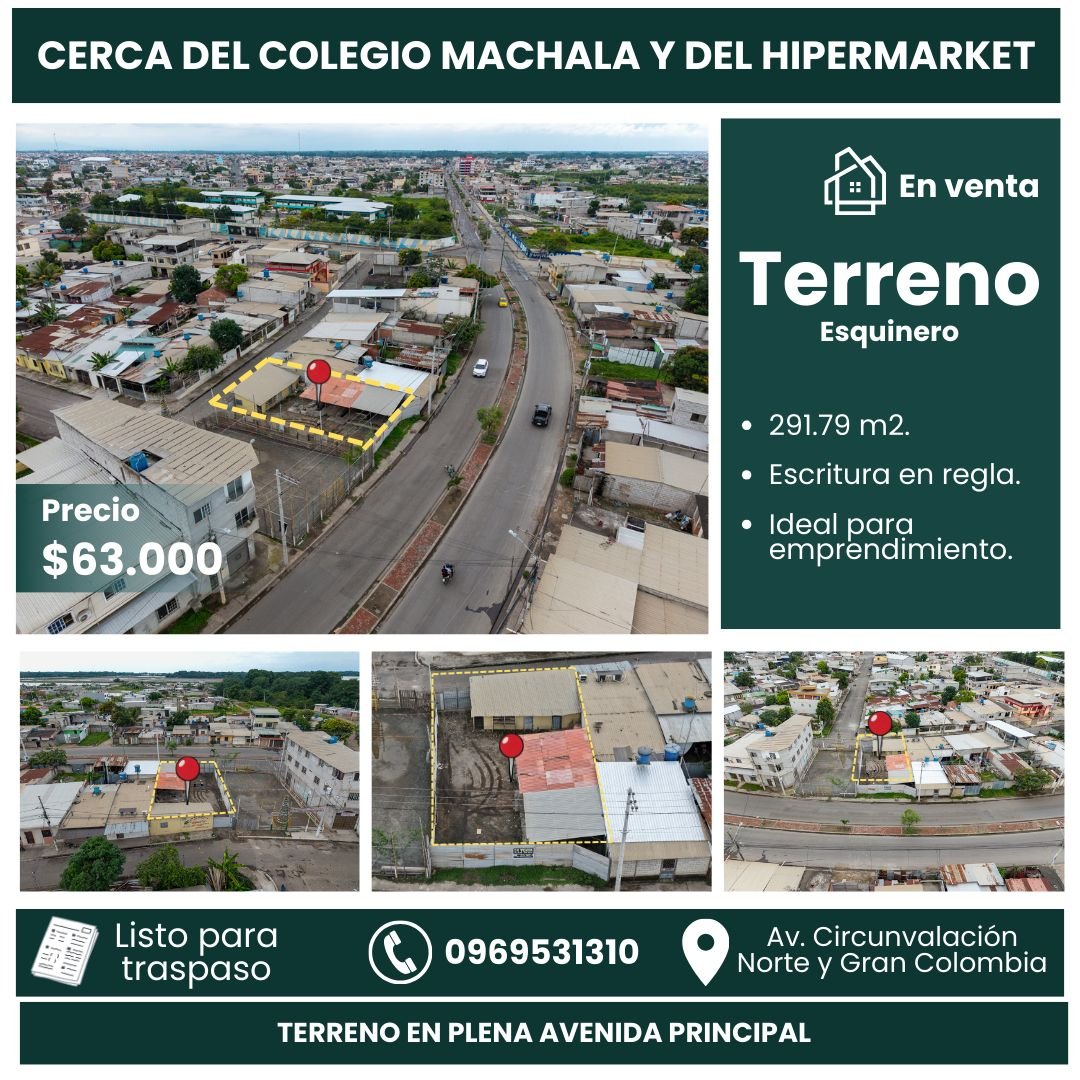 Solar en plena Av. Circunvalación Norte ¡Ideal para poner su negocio!